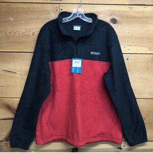 NEW Columbia Steen Mountain 1/2 Zip Fleece Pullover Mens Size XL Colorblock